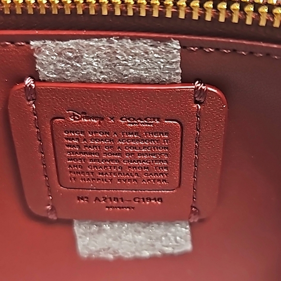 Disney X Coach Accordion Zip Wallet In Signature Canvas With Patches NEW. - Picture 3 of 6